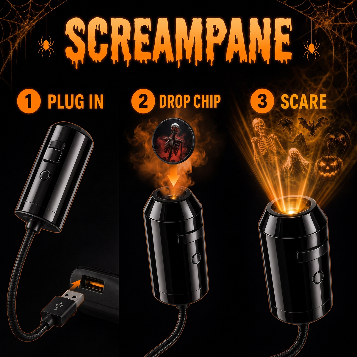 Halloween USB Projector